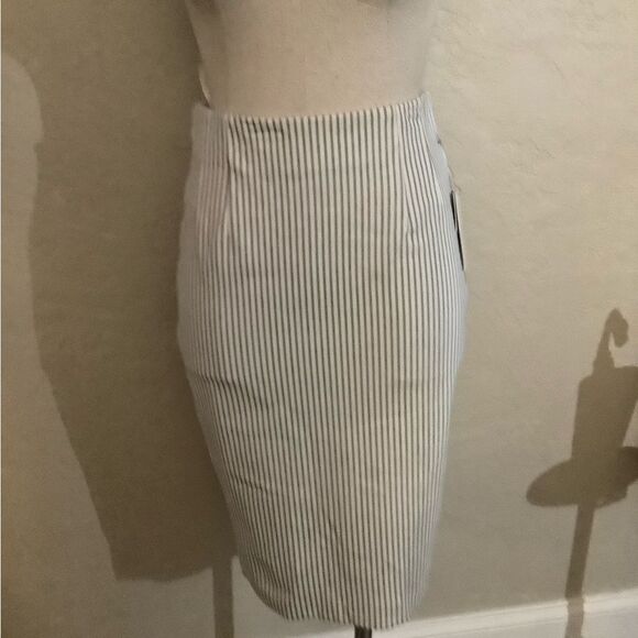 NWT Amanda & Chelsea Striped Pencil Skirt Sz XS - Picture 2 of 6